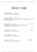 WGU C182 Pre- Assessment Introduction to IT 2023/ 2024 Exam |Actual Exam Questions and Verified Answers | A Grade