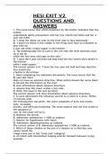 HESI EXIT V2 QUESTIONS AND ANSWERS