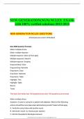   NEW GENERATION&lpar;NGN&rpar; NCLEX  EXAM-with 100&percnt; verified solutions-2023-2024