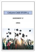 CAS3701 - Assignment 17 (Case Study 4) Solutions + Explanations