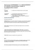 Answered Worksheet on Fluorescence assay