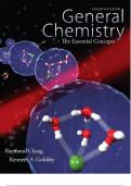 Test Bank For General Chemistry The Essential Concept 7Th Edition Raymond By Chang