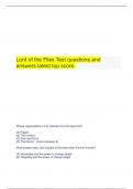  Lord of the Flies Test questions and answers latest top score.
