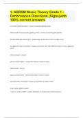 1. ABRSM Music Theory Grade 1 - Performance Directions (Signs)with 100% correct answers