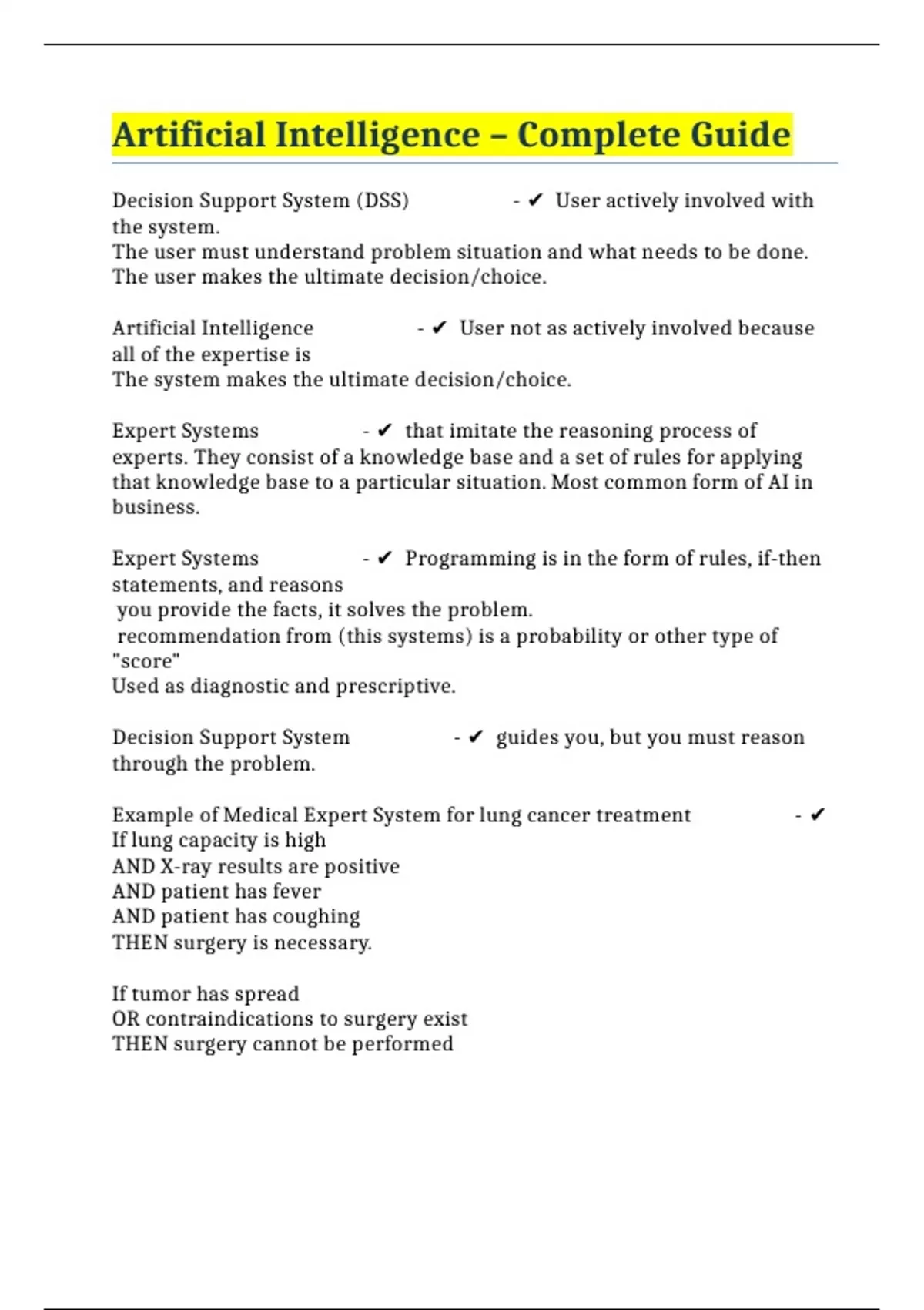 Artificial Intelligence – Complete Guide - ARTIFICIAL INTELLIGENCE ...