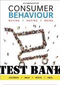 Consumer Behaviour Buying, Having, and Being, Eighth Canadian Edition Test Bank