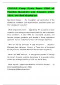 CGSC&sol;ILE Comp Study Terms X100 all Possible Questions and Answers 2023-2024 &sol; Verified&sol; Graded A&plus;