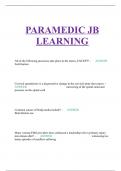 PARAMEDIC JB LEARNING