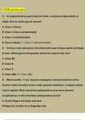 CNOR practice quiz Questions and Answers &lpar;2023 &sol; 2024&rpar; &lpar;Verified Answers&rpar;