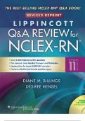 Lippincott’s Q&A Review for NCLEX-RN 