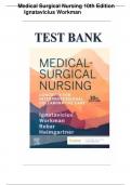 Test Bank For Medical-Surgical Nursing 10th Edition Concepts for Interprofessional Collaborative Care by Donna Ignatavicius, M. Linda Workman 9780323612425 Chapter 1-69 Complete Guide .