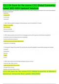 WGU C211 Study Guide Questions and Answers Rated A&plus; Latest Update 2023Bundle