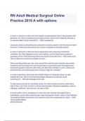 PN Adult Medical Surgical Practice A with NGN Questions and Answers &lpar;A&plus; GRADED 100&percnt; VERIFIED&rpar;