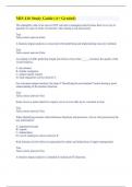 MIS 416 Study Guide &lpar;A&plus; Graded&rpar;