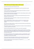 MIS 416 Exam &num;2 Study Guide &lpar;All Correct&rpar;