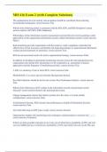 MIS 416 Exam 2 &lpar;with Complete Solutions&rpar;