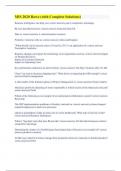 MIS 2020 Rowe &lpar;with Complete Solutions&rpar;