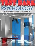 Introduction to Psychology Gateways to Mind and Behavior 16th Edition Test Bank