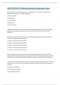 HESI RN EVOLVE Medical-Surgical Assignment Exam