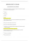 HESI RN EXIT EXAM V2 2023