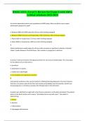 RNSG 2213 - Level 3- Review for Exam 3-with 100&percnt;  verified solutions-2023-2024