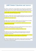 AHIP Module 5 Questions and Answers  