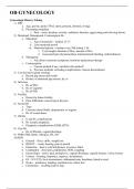 OBGYN - NBME Shelf Exam Study Guide (UWorld/STEP2)
