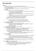 Psychiatry- NBME Shelf Exam Study Guide (UWorld/STEP2)