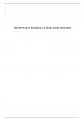 NCC EFM Exam Breakdown & Study Guide 2023&sol;2024