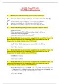 QUIZ 2- Week 3 NU-643- SOAP&sol;Physical Examination