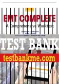 Test Bank For EMT Complete: A Comprehensive Worktext 2nd Edition All Chapters - 9780132897778