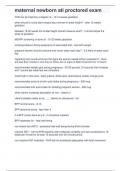 maternal newborn ati proctored exam