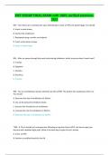 EMT FISDAP FINAL EXAM-with 100&percnt; verified solutions-2023