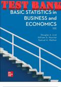 Basic Statistics in Business and Economics 10th Edition by Douglas Lind&comma; William Marchal&nbsp;and&nbsp;Samuel Wathen Test Bank