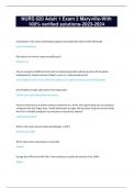 NURS 620 Adult 1 Exam 2 Maryville-With 100&percnt; verified solutions-2023-2024