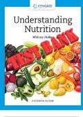 Understanding Nutrition 16th Edition Ellie Whitney and Sharon Rady Rolfes.