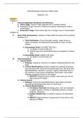  NUR 2063 Pathophysiology Final Exam Study Guide Modules 1-10  100% CORRECT  RATED: 100%
