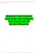 Benjamin Cavill I-human Case study with Feedback from Expert with All Sections Required