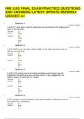 HIM 1103 FINAL EXAM QUESTIONS WITH ANSWERS LATEST UPDATE 2023&sol;2024 &vert; 100&percnt; VERIFIED