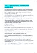 Package deal for Intro to Explosive Safety Management Exam with 100&percnt; Correct Answers 2023