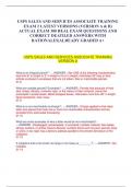 USPS SALES AND SERVICES ASSOCIATE TRAINING EXAM 2 LATEST VERSIONS &lpar;VERSION A & B&rpar; ACTUAL EXAM 300 REAL EXAM QUESTIONS AND CORRECT DEATILED ANSWERS WITH RATIONALES&vert;ALREADY GRADED A&plus; 