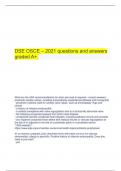  DSE OSCE &ndash; 2021 questions and answers graded A&plus;&period;