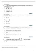  MATH 1222 Week 1 quiz 2 introduction algebra  QUESTION AND ANSWERS  100% CORRECT