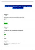 BIOD 151&sol;A&P 1 Module 5 Exam Portage Learning  With Best Solutions