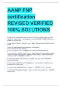 AANP FNP  certification  REVISED VERIFIED  100% SOLUTIONS  