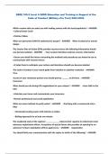 SERE 100&period;2 Level A SERE Education and Training in Support of the Code of Conduct &lpar;Military--Pre Test&rpar; 2023-2024