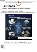 Test Bank For Gould's Pathophysiology for the Health Professions 7th Edition VanMeter and Hubert Chapter 1-28 | Complete Guide Rated A+