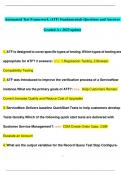 Automated Test Framework &lpar;ATF&rpar; Fundamentals Questions and Answers  Graded A&plus; 2023 update