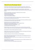 Clinical Exercise Physiologist Quiz &num;3