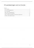 Hoorcollege aantekeningen Vorm&Functie geneeskunde